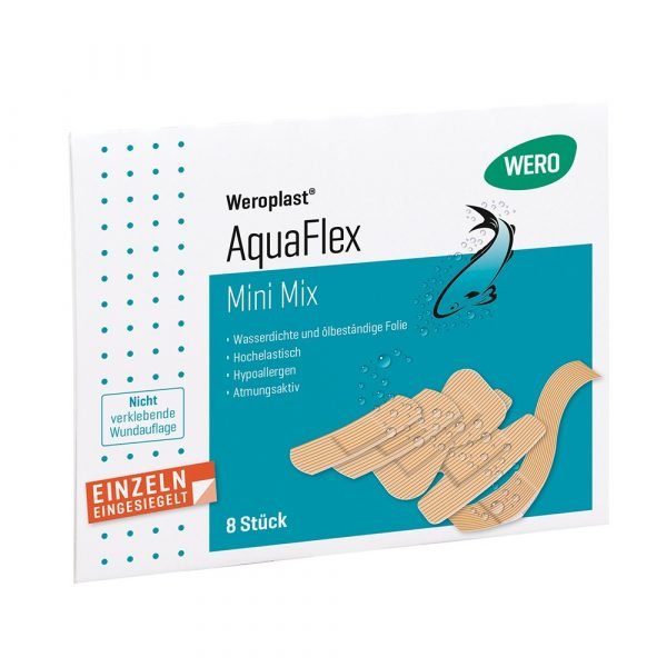 Weroplast® AquaFlex - Mini Mix, vodoodporni elastični obliži za rane