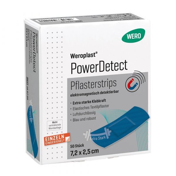 Weroplast® PowerDetect – detekcijski obstojni tekstilni obliži