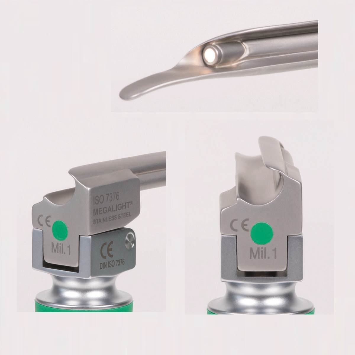 Standardne lopatice za optični laringoskop – Miller